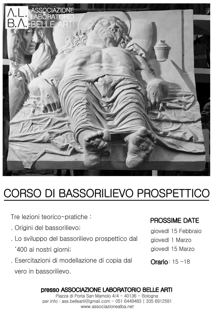 corso bassorilievo prospettico 2018